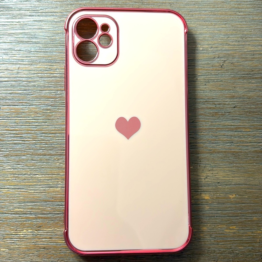 iPhone 11 Phone Case | Pink & Rose Gold